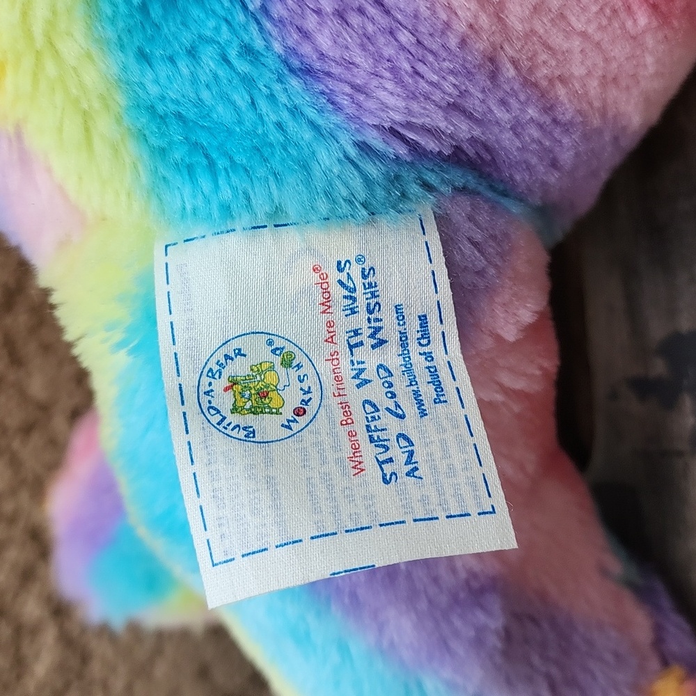 Rainbow Build a Bear - Picture 3 of 4